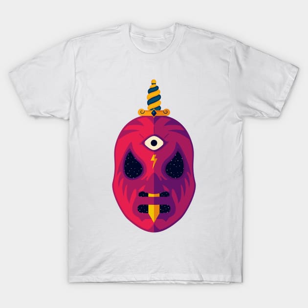 LUCHADOR COSMICO T-Shirt by BadOdds